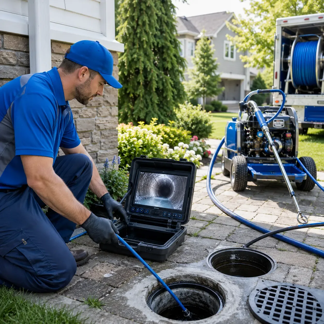 Outdoor drain cleaning professionals serving Flushing, OH